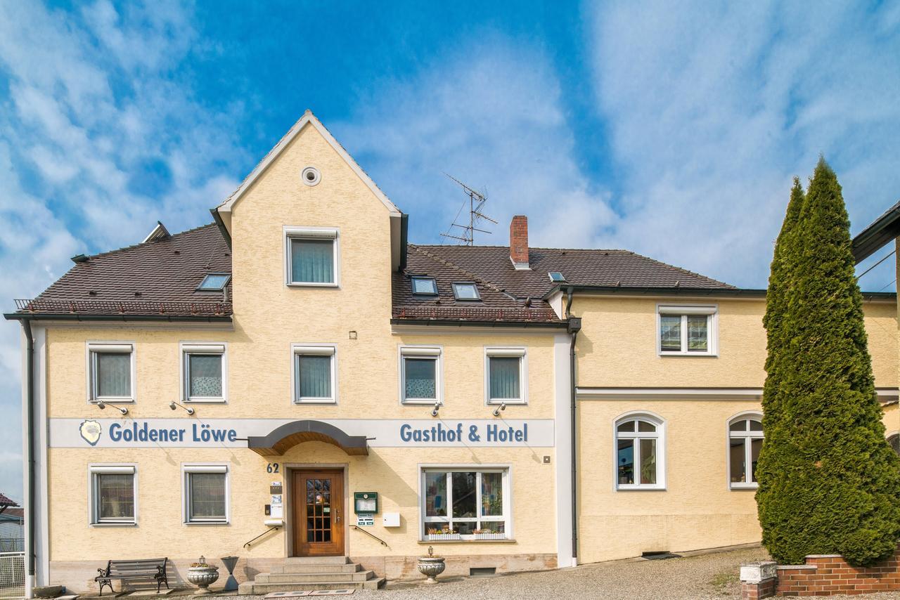 Hotel Goldener Loewe Günzburg Exterior foto